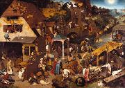 BRUEGEL, Pieter the Elder, Netherlandish Proverbs (mk08)